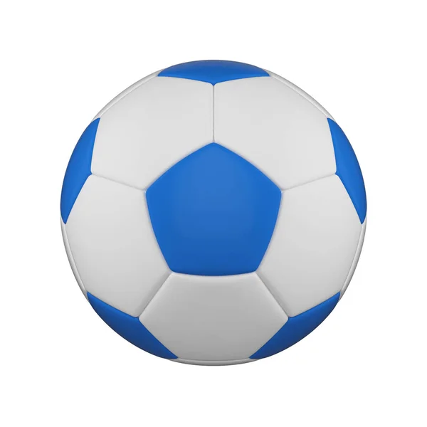 Soccer ball realistische 3d illustratie van het raster. Geïsoleerde Voetbal bal. Internationale sport-competitie, de toernooi. — Stockfoto