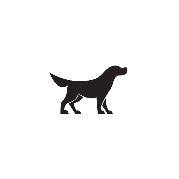 Conception Simple Symbole Chien Illustration Vectorielle — Image vectorielle