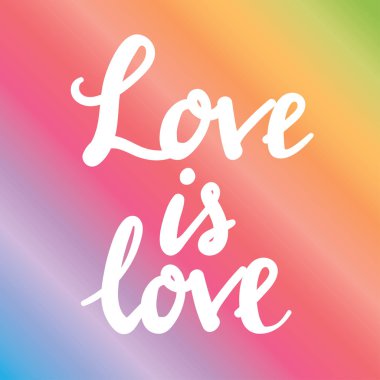 Aşk Aşktır - vektör kaligrafi