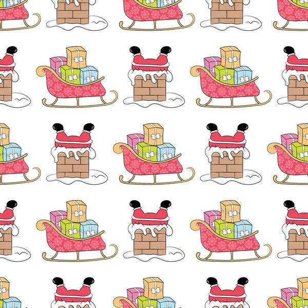 Mutlu Noeller ve mutlu yeni yıl. Geleneksel tatil sembolleri ile sorunsuz arka planlar. Kartlar, davetiyeler, baskı, taraf, parti davetiyeleri, dijital scrapbooking için en iyi seçim.