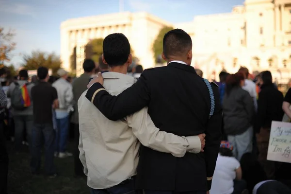 Londýn Března 2020 Festival Podporu Práv Lgbt Mnoho Lidí Přišlo — Stock fotografie