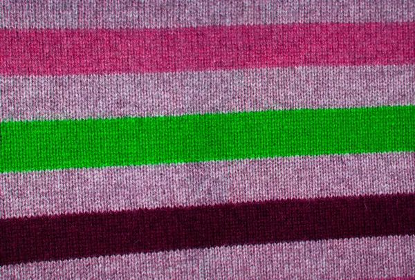 Stary Sweter Długimi Kolorowymi Paskami Poziomymi Dzianiny Maszynowe Tekstury Wełny — Zdjęcie stockowe