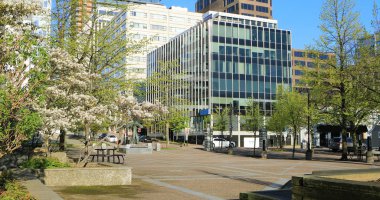 Bir sokak sahne Halifax, Nova Scotia, Kanada