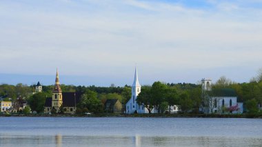 Üç kilise Mahone Bay, Nova Scotia