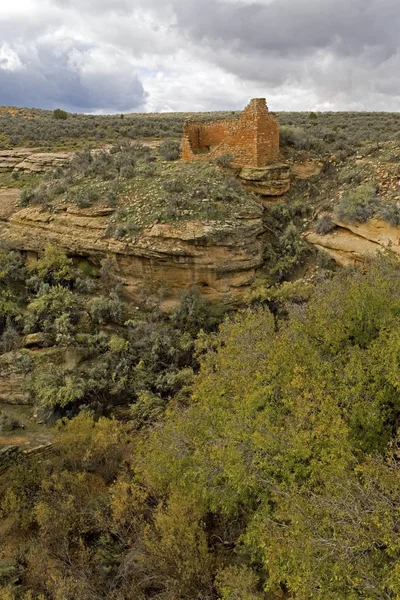 Vertical Hovenweep National Monument — Stock Photo, Image