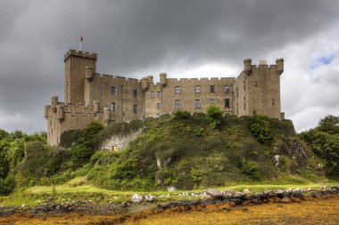 A View of Dunvegan Castle, Isle of Skye in Scotland clipart