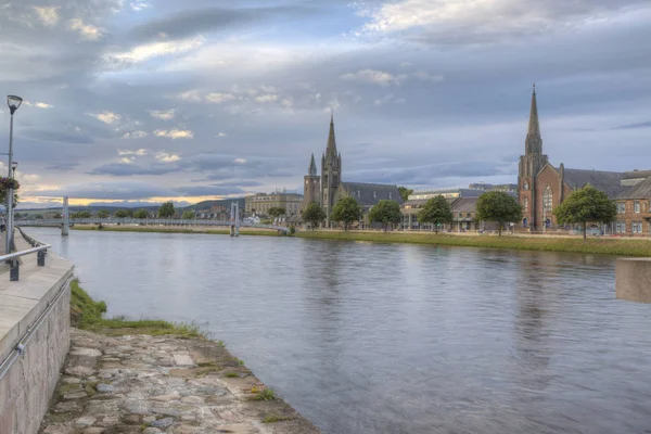 Day Scene Inverness Scotland River Ness — Stock Photo, Image