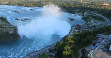 Horseshoe Falls, Niagara Falls, Kanada 4k hava