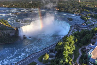 Horseshoe Falls, Niagara Şelalesi'nde bir anteni