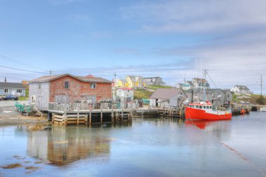 Bir olay yerinde Peggy'nin Cove, Canada