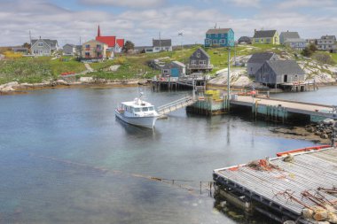 Bir görünümü Peggy'nin Cove, Nova Scotia