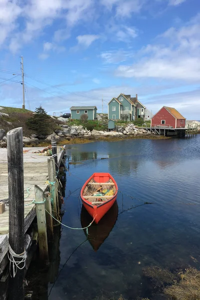 Een Verticale Van Peggy Cove Nova Scotia Canada — Stockfoto