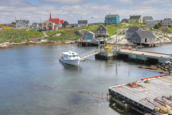 Bir Görünümü Peggy Nin Cove Nova Scotia — Stok fotoğraf