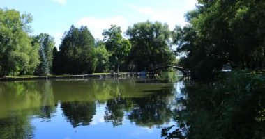 Avon nehri, Stratford, Amerika Birleşik Devletleri 4k tarafından sakin sahne