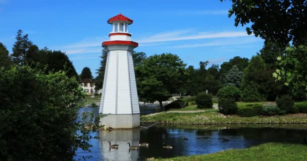 Vista Del Wellington Park Simcoe Ontario — Vídeos de Stock