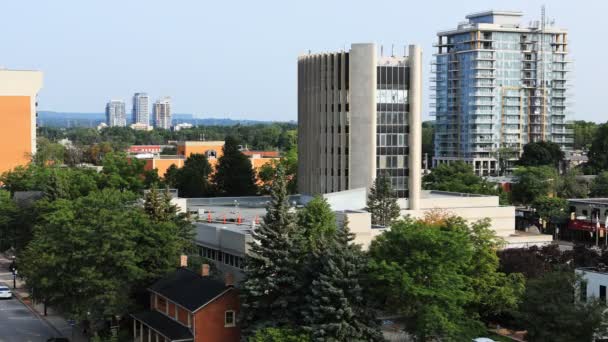 Timelapse Centra Města Burlington Kanada — Stock video