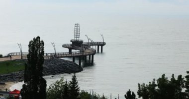 Burlington Pier, Kanada 4k hava