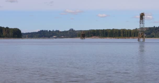 Scène du fleuve Columbia près de Gresham, Oregon 4K 