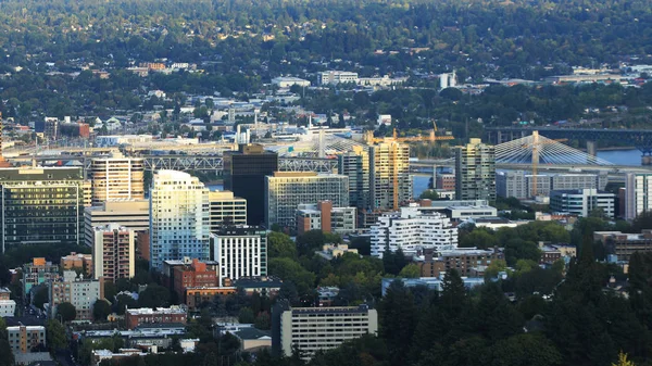 Bir Görünümü Portland Oregon Şehir — Stok fotoğraf