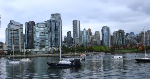 Wieżowce Vancouver British Columbia — Wideo stockowe