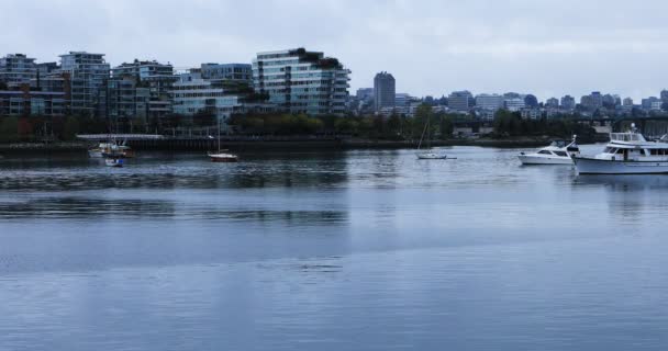 Utsikt Över Skyskraporna Vancouver British Columbia — Stockvideo