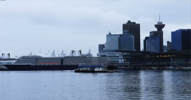 Skyline Vancouver Columbia Británica — Vídeo de stock