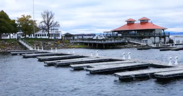 Marina View Burlington Vermont — Stock Video