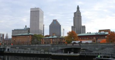 Providence, RI 4k şehrin görünümü