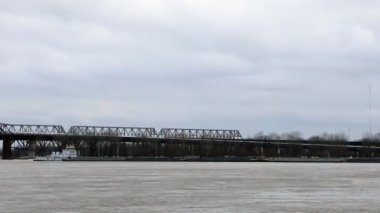 Mississippi Nehri, Memphis 4k teknede nehir Timelapse
