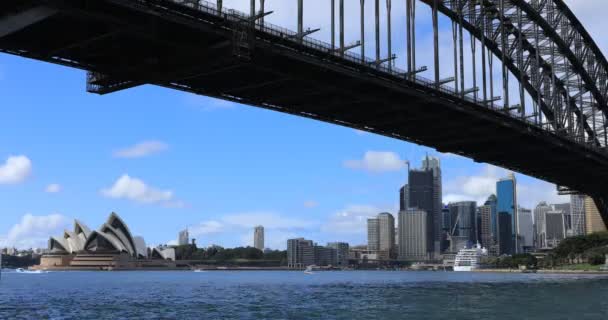 Sydney Nova Gales Sul Austrália Março 2019 Timelapse Sydney Opera — Vídeo de Stock