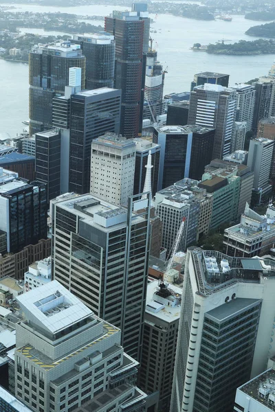 Aérea vertical de Sydney, horizonte de Australia — Foto de Stock