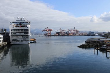 Vancouver Kanada Place, British Columbia ve yolcu gemisi