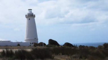 Timelapse Cape Willoughby Deniz Feneri Kanguru Adası, Avustralya 4k