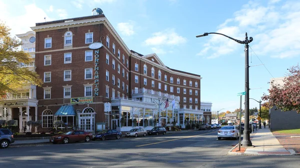 Utsikt över Northampton Hotell i Northampton, Massachusetts — Stockfoto
