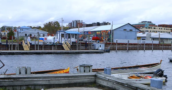 Burlington Marina görünümü, Vermont — Stok fotoğraf