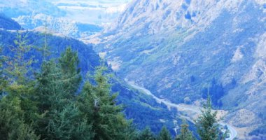 Queenstown, Yeni Zelanda 4k içine karayolu Anten