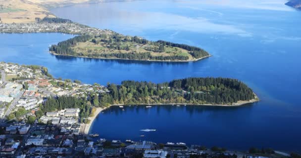 皇后镇 新西兰空中 — 图库视频影像