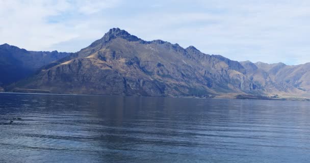 新西兰的山脉和海洋 — 图库视频影像