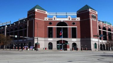 Arlington'daki Texas Rangers, Globe Life Park'a ev sahipliği yapıyor