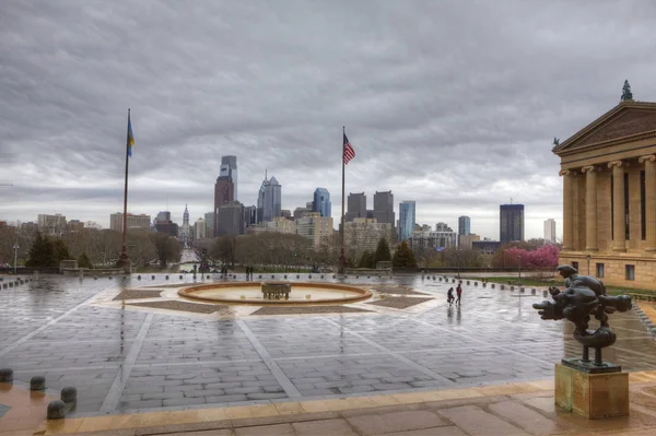 En el Museo de Arte de Filadelfia — Foto de Stock