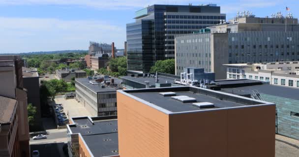 Vista New Haven Connecticut Centro Ciudad — Vídeo de stock
