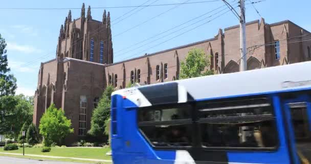 New Haven Connecconnecticut United States Juli 2019 Yale Peabody Museum — Stockvideo