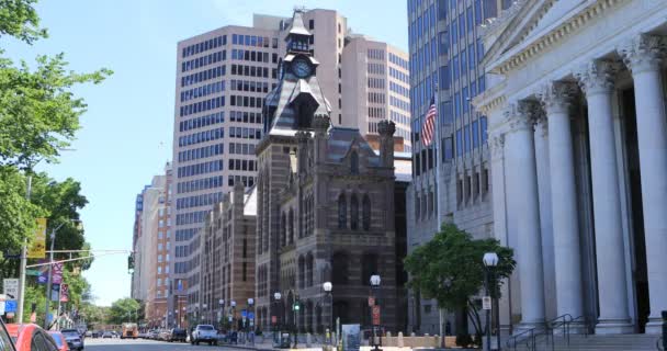 New Haven Connecticut Estados Unidos Julho 2019 Timelapse New Haven — Vídeo de Stock