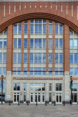 Dallas'taki American Airlines Center'ın dikeyi