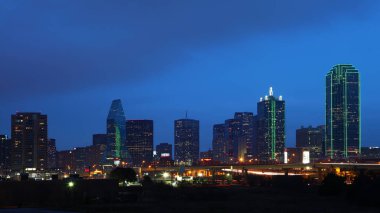 Dallas manzarası, gece