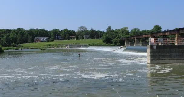 Pont Barrage Caledonia Canada — Video