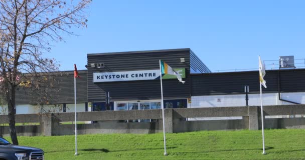 Brandon Manitoba Kanada Září 2019 Keystone Centre Brandon Manitoba Home — Stock video