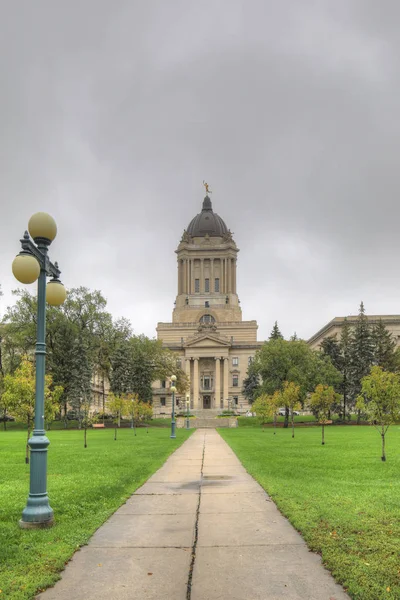 Edificio Legislativo Vertical de Manitoba en Winnipeg, Manitoba — Foto de Stock