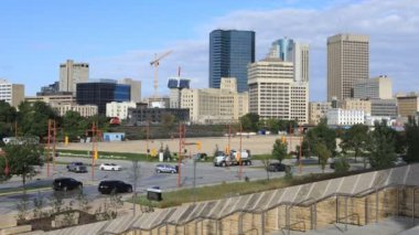 Winnipeg, Kanada şehir manzarası 4K