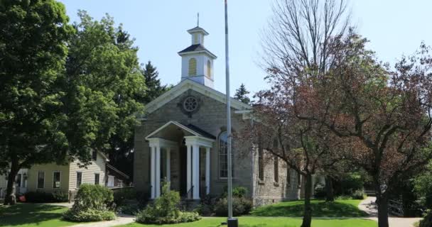 Ancaster Ontario Canada May 2020 Old Town Hall Ancaster Ontario — Stock Video